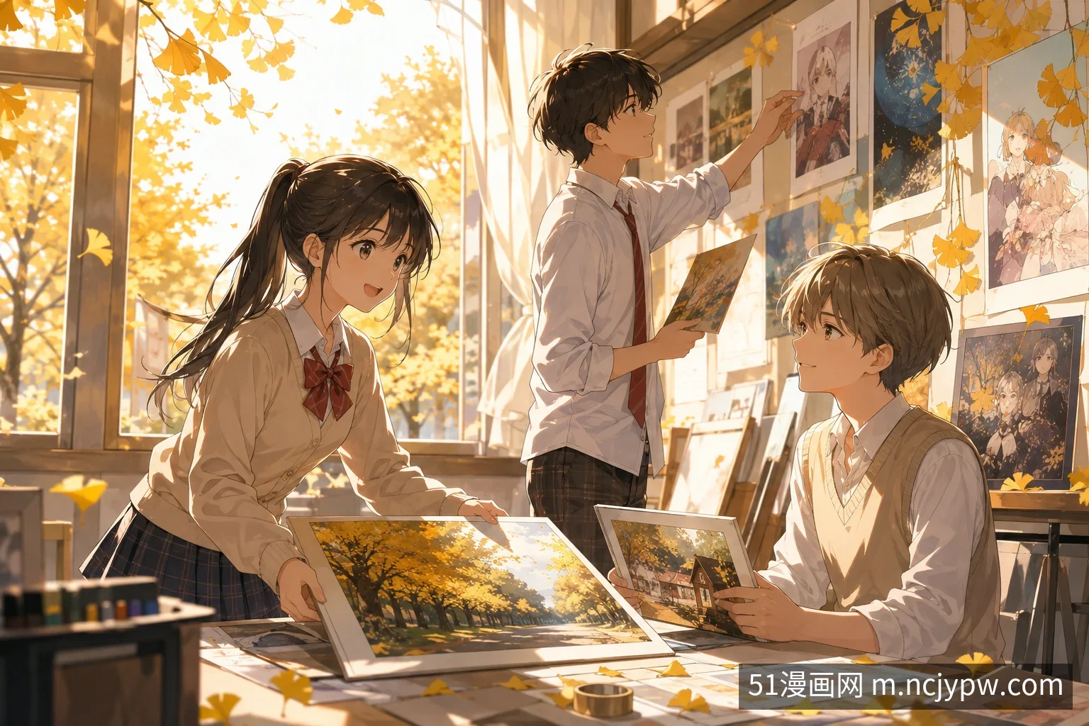 日漫漫画阅读场景图